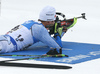 Mikko Loukkaanhuhta of Finland during the men relay race of IBU Biathlon World Cup in Hochfilzen, Austria.  Men relay race of IBU Biathlon World cup was held in Hochfilzen, Austria, on Sunday, 10th of December 2017.
