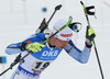 Mikko Loukkaanhuhta of Finland during the men relay race of IBU Biathlon World Cup in Hochfilzen, Austria.  Men relay race of IBU Biathlon World cup was held in Hochfilzen, Austria, on Sunday, 10th of December 2017.
