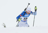 Mikko Loukkaanhuhta of Finland during the men relay race of IBU Biathlon World Cup in Hochfilzen, Austria.  Men relay race of IBU Biathlon World cup was held in Hochfilzen, Austria, on Sunday, 10th of December 2017.
