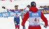 Lars Helge Birkeland of Norway during the men relay race of IBU Biathlon World Cup in Hochfilzen, Austria.  Men relay race of IBU Biathlon World cup was held in Hochfilzen, Austria, on Sunday, 10th of December 2017.
