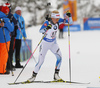 Laura Toivanen of Finland during the women relay race of IBU Biathlon World Cup in Hochfilzen, Austria.  Women relay race of IBU Biathlon World cup was held in Hochfilzen, Austria, on Sunday, 10th of December 2017.
