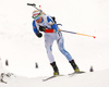 Mari Laukkanen of Finland during the women relay race of IBU Biathlon World Cup in Hochfilzen, Austria.  Women relay race of IBU Biathlon World cup was held in Hochfilzen, Austria, on Sunday, 10th of December 2017.
