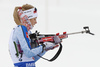 Venla Lehtonen of Finland during the women relay race of IBU Biathlon World Cup in Hochfilzen, Austria.  Women relay race of IBU Biathlon World cup was held in Hochfilzen, Austria, on Sunday, 10th of December 2017.
