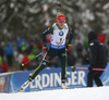 Maren Hammerschmidt of Germany during the women relay race of IBU Biathlon World Cup in Hochfilzen, Austria.  Women relay race of IBU Biathlon World cup was held in Hochfilzen, Austria, on Sunday, 10th of December 2017.
