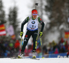 Laura Dahlmeier of Germany during the women relay race of IBU Biathlon World Cup in Hochfilzen, Austria.  Women relay race of IBU Biathlon World cup was held in Hochfilzen, Austria, on Sunday, 10th of December 2017.
