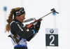 Irene Cadurisch of Switzerland during the women relay race of IBU Biathlon World Cup in Hochfilzen, Austria.  Women relay race of IBU Biathlon World cup was held in Hochfilzen, Austria, on Sunday, 10th of December 2017.
