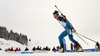 Celia Aymonier of France during the women relay race of IBU Biathlon World Cup in Hochfilzen, Austria.  Women relay race of IBU Biathlon World cup was held in Hochfilzen, Austria, on Sunday, 10th of December 2017.
