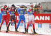 Jaakko Ranta of Finland   shooting during the single mixed relay race of IBU Biathlon World Cup in Pokljuka, Slovenia. Opening race of IBU Biathlon World cup 2018-2019, single mixed relay was held in Pokljuka, Slovenia, on Sunday, 2nd of December 2018.
