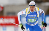 Jaakko Ranta of Finland   skiing during the single mixed relay race of IBU Biathlon World Cup in Pokljuka, Slovenia. Opening race of IBU Biathlon World cup 2018-2019, single mixed relay was held in Pokljuka, Slovenia, on Sunday, 2nd of December 2018.
