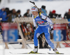 Venla Lehtonen of Finland during the single mixed relay race of IBU Biathlon World Cup in Pokljuka, Slovenia. Opening race of IBU Biathlon World cup 2018-2019, single mixed relay was held in Pokljuka, Slovenia, on Sunday, 2nd of December 2018.
