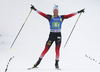 Lars Helge Birkeland of Norway  during the single mixed relay race of IBU Biathlon World Cup in Pokljuka, Slovenia. Opening race of IBU Biathlon World cup 2018-2019, single mixed relay was held in Pokljuka, Slovenia, on Sunday, 2nd of December 2018.
