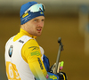 Jesper Nelin of Sweden during zeroing before the start of the mixed relay race of IBU Biathlon World Cup in Pokljuka, Slovenia. Opening race of IBU Biathlon World cup 2018-2019, single mixed relay was held in Pokljuka, Slovenia, on Sunday, 2nd of December 2018.
