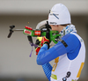  during zeroing before the start of the mixed relay race of IBU Biathlon World Cup in Pokljuka, Slovenia. Opening race of IBU Biathlon World cup 2018-2019, single mixed relay was held in Pokljuka, Slovenia, on Sunday, 2nd of December 2018.
