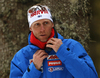  Coach of Finnish team Jonne Kahkonen during the mixed relay race of IBU Biathlon World Cup in Pokljuka, Slovenia. Opening race of IBU Biathlon World cup 2018-2019, single mixed relay was held in Pokljuka, Slovenia, on Sunday, 2nd of December 2018.
