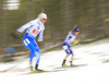 Mari Eder of Finland skiing during the mixed relay race of IBU Biathlon World Cup in Pokljuka, Slovenia. Opening race of IBU Biathlon World cup 2018-2019, single mixed relay was held in Pokljuka, Slovenia, on Sunday, 2nd of December 2018.
