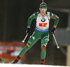 Lisa Vittozzi of Italy skiing during the mixed relay race of IBU Biathlon World Cup in Pokljuka, Slovenia. Opening race of IBU Biathlon World cup 2018-2019, single mixed relay was held in Pokljuka, Slovenia, on Sunday, 2nd of December 2018.
