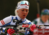 Kaisa Makarainen of Finland during the mixed relay race of IBU Biathlon World Cup in Pokljuka, Slovenia. Opening race of IBU Biathlon World cup 2018-2019, single mixed relay was held in Pokljuka, Slovenia, on Sunday, 2nd of December 2018.
