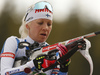 Kaisa Makarainen of Finland during the mixed relay race of IBU Biathlon World Cup in Pokljuka, Slovenia. Opening race of IBU Biathlon World cup 2018-2019, single mixed relay was held in Pokljuka, Slovenia, on Sunday, 2nd of December 2018.
