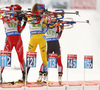 Hanna Oeberg of Sweden during the mixed relay race of IBU Biathlon World Cup in Pokljuka, Slovenia. Opening race of IBU Biathlon World cup 2018-2019, single mixed relay was held in Pokljuka, Slovenia, on Sunday, 2nd of December 2018.
