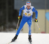 Tero Seppala of Finland skiing during the mixed relay race of IBU Biathlon World Cup in Pokljuka, Slovenia. Opening race of IBU Biathlon World cup 2018-2019, single mixed relay was held in Pokljuka, Slovenia, on Sunday, 2nd of December 2018.
