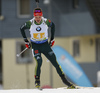 Philipp Horn of Germany skiing during the mixed relay race of IBU Biathlon World Cup in Pokljuka, Slovenia. Opening race of IBU Biathlon World cup 2018-2019, single mixed relay was held in Pokljuka, Slovenia, on Sunday, 2nd of December 2018.
