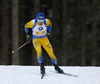 Jesper Nelin of Sweden skiing during the mixed relay race of IBU Biathlon World Cup in Pokljuka, Slovenia. Opening race of IBU Biathlon World cup 2018-2019, single mixed relay was held in Pokljuka, Slovenia, on Sunday, 2nd of December 2018.
