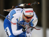 Olli Hiidensalo of Finland skiing during the mixed relay race of IBU Biathlon World Cup in Pokljuka, Slovenia. Opening race of IBU Biathlon World cup 2018-2019, single mixed relay was held in Pokljuka, Slovenia, on Sunday, 2nd of December 2018.
