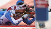 Olli Hiidensalo of Finland during the mixed relay race of IBU Biathlon World Cup in Pokljuka, Slovenia. Opening race of IBU Biathlon World cup 2018-2019, single mixed relay was held in Pokljuka, Slovenia, on Sunday, 2nd of December 2018.
