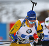 Sebastian Samuelsson of Sweden during the mixed relay race of IBU Biathlon World Cup in Pokljuka, Slovenia. Opening race of IBU Biathlon World cup 2018-2019, single mixed relay was held in Pokljuka, Slovenia, on Sunday, 2nd of December 2018.
