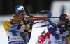 Sebastian Samuelsson of Sweden during the mixed relay race of IBU Biathlon World Cup in Pokljuka, Slovenia. Opening race of IBU Biathlon World cup 2018-2019, single mixed relay was held in Pokljuka, Slovenia, on Sunday, 2nd of December 2018.
