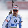 Olli Hiidensalo of Finland during the mixed relay race of IBU Biathlon World Cup in Pokljuka, Slovenia. Opening race of IBU Biathlon World cup 2018-2019, single mixed relay was held in Pokljuka, Slovenia, on Sunday, 2nd of December 2018.
