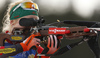 Lisa Theresa Hauser of Austria shooting during the single mixed relay race of IBU Biathlon World Cup in Pokljuka, Slovenia. Opening race of IBU Biathlon World cup 2018-2019, single mixed relay was held in Pokljuka, Slovenia, on Sunday, 2nd of December 2018.
