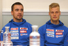 Olli Hiidensalo and Jaakko Ranta during press conference of Finland biathlon team, which was held on Bled, Slovenia, on Tuesday, 4th of December 2018, before start of new season of BMW IBU Biathlon World Cup. New season of BMW IBU Biathlon World cup 2018-2019 is starting with race on Pokljuka, Slovenia, from 2nd of December to 9th of December 2018.
