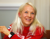 Kaisa Makarainen press conference of Finland biathlon team, which was held on Bled, Slovenia, on Tuesday, 4th of December 2018, before start of new season of BMW IBU Biathlon World Cup. New season of BMW IBU Biathlon World cup 2018-2019 is starting with race on Pokljuka, Slovenia, from 2nd of December to 9th of December 2018.
