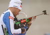 Tuomas Gronman of Finland during zeroing before start of the men individual race of IBU Biathlon World Cup in Pokljuka, Slovenia. Men 20km individual race of IBU Biathlon World cup 2018-2019 was held in Pokljuka, Slovenia, on Wednesday, 5th of December 2018.
