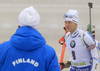 Tuomas Gronman of Finland during zeroing before start of the men individual race of IBU Biathlon World Cup in Pokljuka, Slovenia. Men 20km individual race of IBU Biathlon World cup 2018-2019 was held in Pokljuka, Slovenia, on Wednesday, 5th of December 2018.
