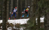 Martin Fourcade of France competes during the men individual race of IBU Biathlon World Cup in Pokljuka, Slovenia. Men 20km individual race of IBU Biathlon World cup 2018-2019 was held in Pokljuka, Slovenia, on Thursday, 6th of December 2018.
