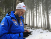  Coach of Finland Jonne Kahkonen during the men individual race of IBU Biathlon World Cup in Pokljuka, Slovenia. Men 20km individual race of IBU Biathlon World cup 2018-2019 was held in Pokljuka, Slovenia, on Thursday, 6th of December 2018.
