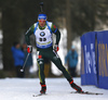 Simon Schempp of Germany competes during the men individual race of IBU Biathlon World Cup in Pokljuka, Slovenia. Men 20km individual race of IBU Biathlon World cup 2018-2019 was held in Pokljuka, Slovenia, on Thursday, 6th of December 2018.
