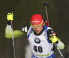 Jakov Fak of Slovenia competes during the men individual race of IBU Biathlon World Cup in Pokljuka, Slovenia. Men 20km individual race of IBU Biathlon World cup 2018-2019 was held in Pokljuka, Slovenia, on Thursday, 6th of December 2018.
