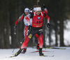 Johannes Thingnes Boe of Norway competes during the men individual race of IBU Biathlon World Cup in Pokljuka, Slovenia. Men 20km individual race of IBU Biathlon World cup 2018-2019 was held in Pokljuka, Slovenia, on Thursday, 6th of December 2018.
