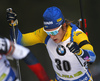 Sebastian Samuelsson of Sweden competes during the men individual race of IBU Biathlon World Cup in Pokljuka, Slovenia. Men 20km individual race of IBU Biathlon World cup 2018-2019 was held in Pokljuka, Slovenia, on Thursday, 6th of December 2018.
