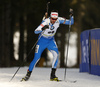 Olli Hiidensalo of Finland competes during the men individual race of IBU Biathlon World Cup in Pokljuka, Slovenia. Men 20km individual race of IBU Biathlon World cup 2018-2019 was held in Pokljuka, Slovenia, on Thursday, 6th of December 2018.
