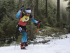 Martin Fourcade of France competes during the men individual race of IBU Biathlon World Cup in Pokljuka, Slovenia. Men 20km individual race of IBU Biathlon World cup 2018-2019 was held in Pokljuka, Slovenia, on Thursday, 6th of December 2018.
