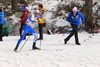 Coach of Finland Jonne Kahkonen and Jaakko Ranta of Finland competes during the men individual race of IBU Biathlon World Cup in Pokljuka, Slovenia. Men 20km individual race of IBU Biathlon World cup 2018-2019 was held in Pokljuka, Slovenia, on Thursday, 6th of December 2018.
