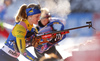 Mona Brorsson of Sweden during zeroing before start of the women individual race of IBU Biathlon World Cup in Pokljuka, Slovenia. Women 15km individual race of IBU Biathlon World cup 2018-2019 was held in Pokljuka, Slovenia, on Thursday, 6th of December 2018.
