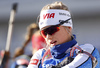 Venla Lehtonen of Finland during zeroing before start of the women individual race of IBU Biathlon World Cup in Pokljuka, Slovenia. Women 15km individual race of IBU Biathlon World cup 2018-2019 was held in Pokljuka, Slovenia, on Thursday, 6th of December 2018.
