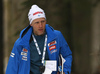 Coach of Finland Jonne Kahkonen during the women individual race of IBU Biathlon World Cup in Pokljuka, Slovenia. Women 15km individual race of IBU Biathlon World cup 2018-2019 was held in Pokljuka, Slovenia, on Thursday, 6th of December 2018.
