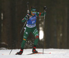 Lisa Vittozzi of Italy competes in the women individual race of IBU Biathlon World Cup in Pokljuka, Slovenia. Women 15km individual race of IBU Biathlon World cup 2018-2019 was held in Pokljuka, Slovenia, on Thursday, 6th of December 2018.
