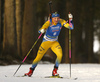 Linn Persson of Sweden competes in the women individual race of IBU Biathlon World Cup in Pokljuka, Slovenia. Women 15km individual race of IBU Biathlon World cup 2018-2019 was held in Pokljuka, Slovenia, on Thursday, 6th of December 2018.
